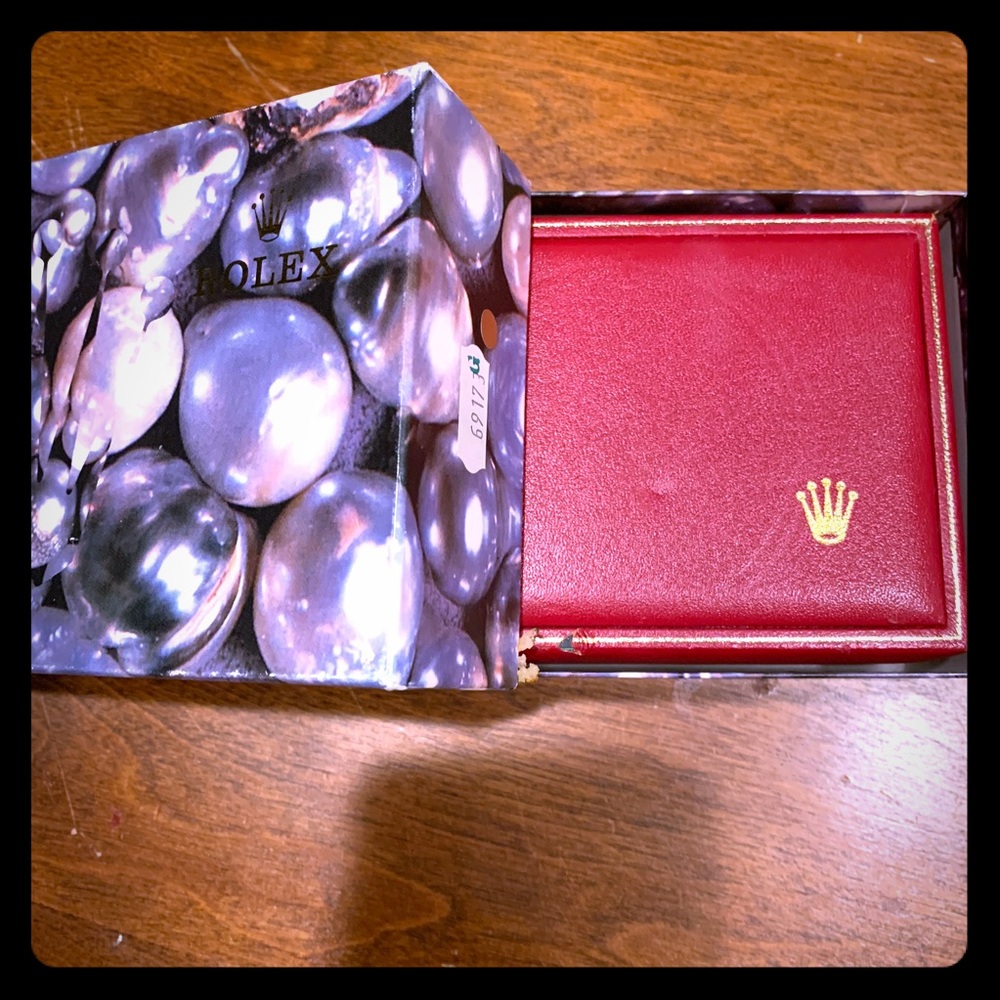 Vintage Rolex Box .